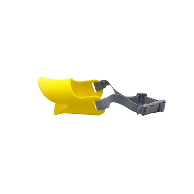 Funny Duckbill Silicone Dog Muzzle – Soft Pet Mouth Guard for Barking and Biting Prevention