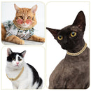Collier de chien chaîne cubaine de luxe – Métal plaqué or
