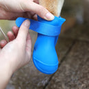 Botas de goma impermeables para perros – Protectores de patas antideslizantes