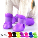 Botas de goma impermeables para perros – Protectores de patas antideslizantes