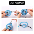 Reflective Cat Collar with AirTag Holder and Bell